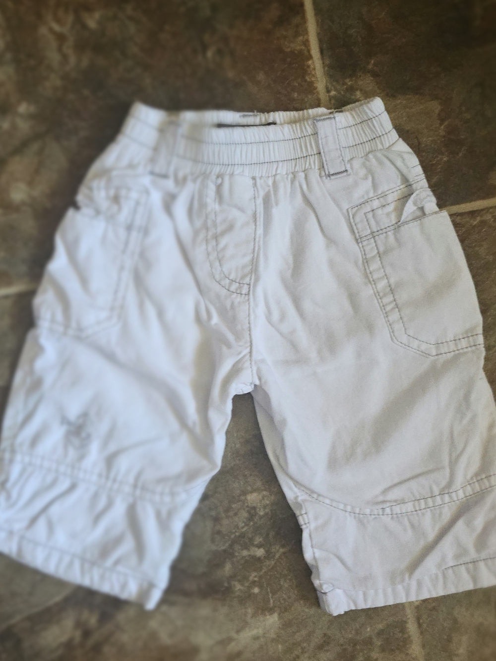 Kids White Cargo Pants - Comfortable Everyday Bottoms